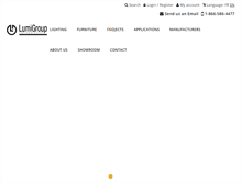 Tablet Screenshot of lumigroup.com